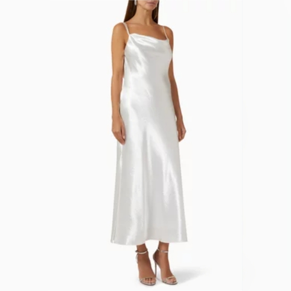 bebe Dresses & Skirts - BEBE Shapewear Dress Slip Shine Maxi size L
